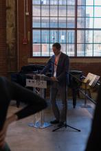 Photos from the opening of the Mellon Digital Humanities Conference at the National Museum of Industrial History